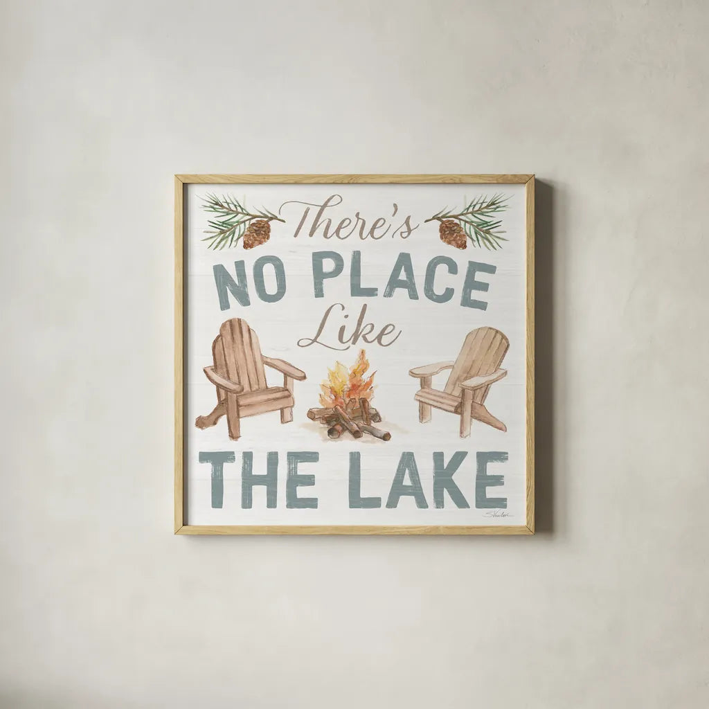 Rustic Retreat VIII by Silvia Vassileva. Shown in a natural wood glass frame for a timeless modern aesthetic. Available as an archival giclee rolled canvas, fine art paper, or poster print. SKU 94465a.