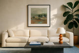 Sage Hills Crop by Silvia Vassileva. Displayed in a glass frame with matte in a clean modern living room. Available as an archival giclee rolled canvas, fine art paper, or poster print. SKU 74912a.