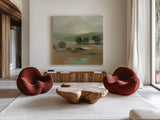 Sage Hills Crop by Silvia Vassileva. Shown as extra-large giant wall art in a modern living room. Available as an archival giclee rolled canvas, fine art paper, or poster print. SKU 74912a.