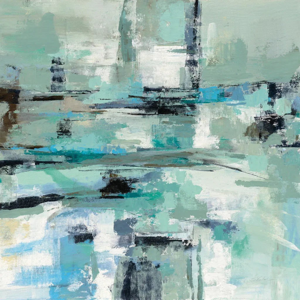 Sage Sea Foam by Silvia Vassileva. SKU 59949a. Archival Giclee Fine art print for wall decor.