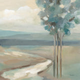 Sage Trees No Shrubs Sq by Silvia Vassileva. SKU 79421a. Archival Giclee Fine art print for wall decor.