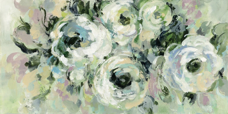 Sage and Lavender Peonies by Silvia Vassileva