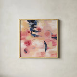 Sakura I by Silvia Vassileva. Shown in a natural wood glass frame for a timeless modern aesthetic. Available as an archival giclee rolled canvas, fine art paper, or poster print. SKU 37336a.