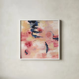 Sakura I by Silvia Vassileva. Shown in a crisp white glass frame for a clean and minimalist style. Available as an archival giclee rolled canvas, fine art paper, or poster print. SKU 37336a.