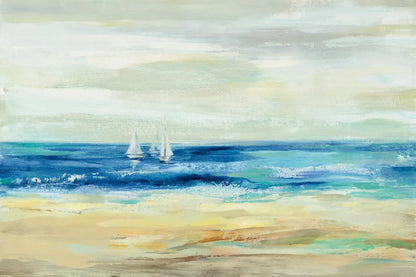 Sand and Sea by Silvia Vassileva. SKU 46650i. Archival Giclee Fine art print for wall decor.