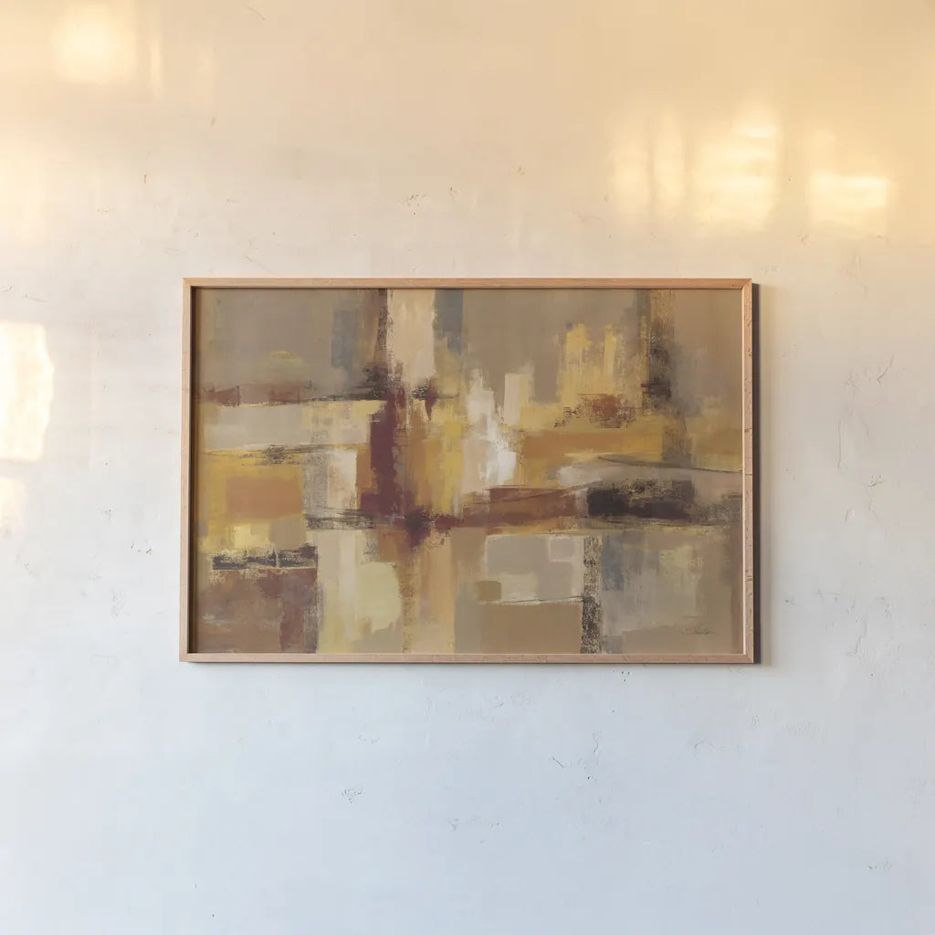 Sandcastles by Silvia Vassileva. shown as a paper print in a natural frame. Available as a archival giclee rolled canvas, fine art paper, or poster print. SKU 11616i.