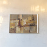 Sandcastles by Silvia Vassileva. shown as a paper print in a white frame. Available as a archival giclee rolled canvas, fine art paper, or poster print. SKU 11616i.