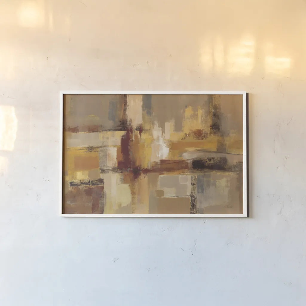 Sandcastles by Silvia Vassileva. shown as a paper print in a white frame. Available as a archival giclee rolled canvas, fine art paper, or poster print. SKU 11616i.