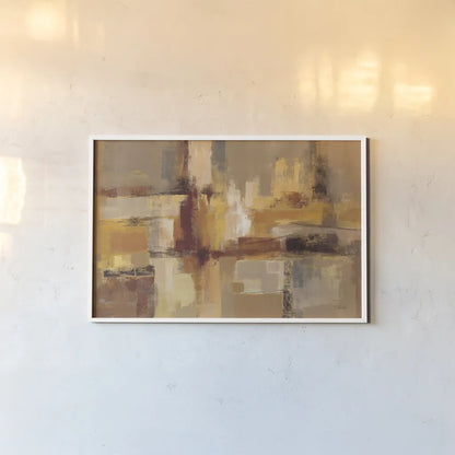 Sandcastles by Silvia Vassileva. shown as a paper print in a white frame. Available as a archival giclee rolled canvas, fine art paper, or poster print. SKU 11616i.