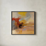 Sandstorm by Silvia Vassileva. Shown in a sleek black glass frame for a contemporary gallery look. Available as an archival giclee rolled canvas, fine art paper, or poster print. SKU 75991a.