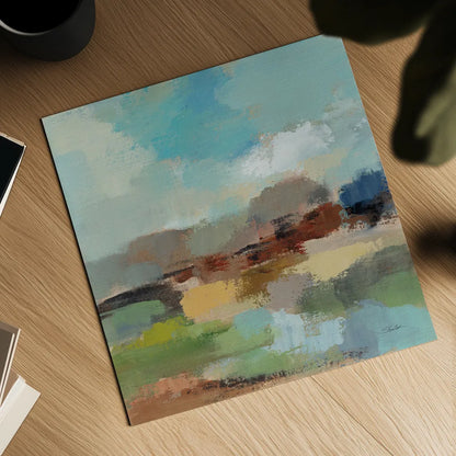 Sandy Road I by Silvia Vassileva. Shown as a detailed flat fine art print, highlighting archival giclee quality. Available as an archival giclee rolled canvas, fine art paper, or poster print. SKU 86945a.