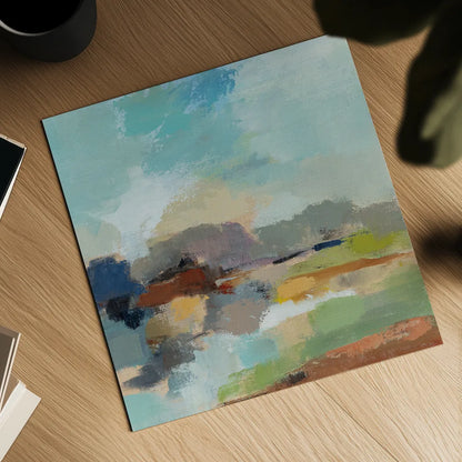 Sandy Road II by Silvia Vassileva. Shown as a detailed flat fine art print, highlighting archival giclee quality. Available as an archival giclee rolled canvas, fine art paper, or poster print. SKU 86946a.