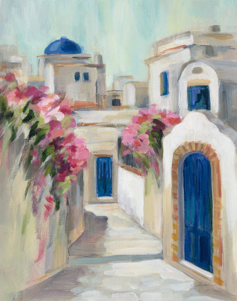 Santorini Street I by Silvia Vassileva