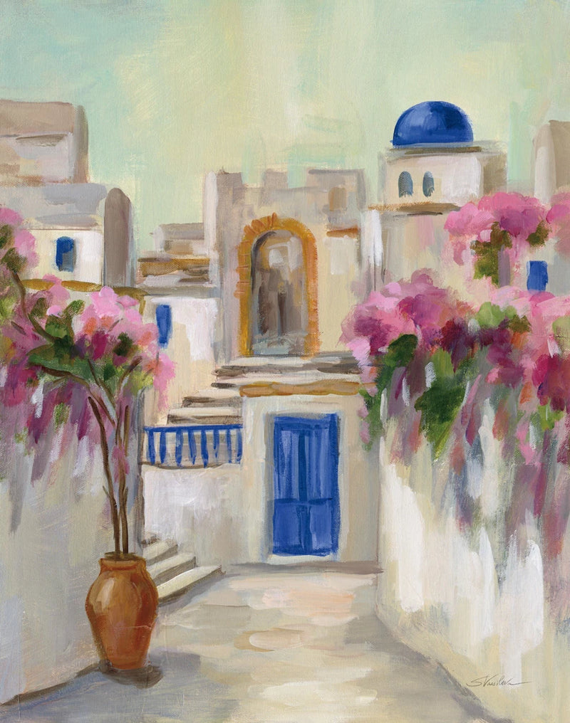 Santorini Street II by Silvia Vassileva