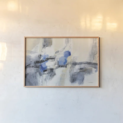 Sapphire Sky by Silvia Vassileva. shown as a paper print in a natural frame. Available as a archival giclee rolled canvas, fine art paper, or poster print. SKU 85709i.