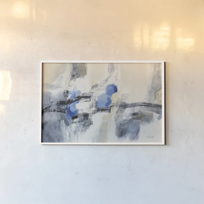 Sapphire Sky by Silvia Vassileva. shown as a paper print in a white frame. Available as a archival giclee rolled canvas, fine art paper, or poster print. SKU 85709i.