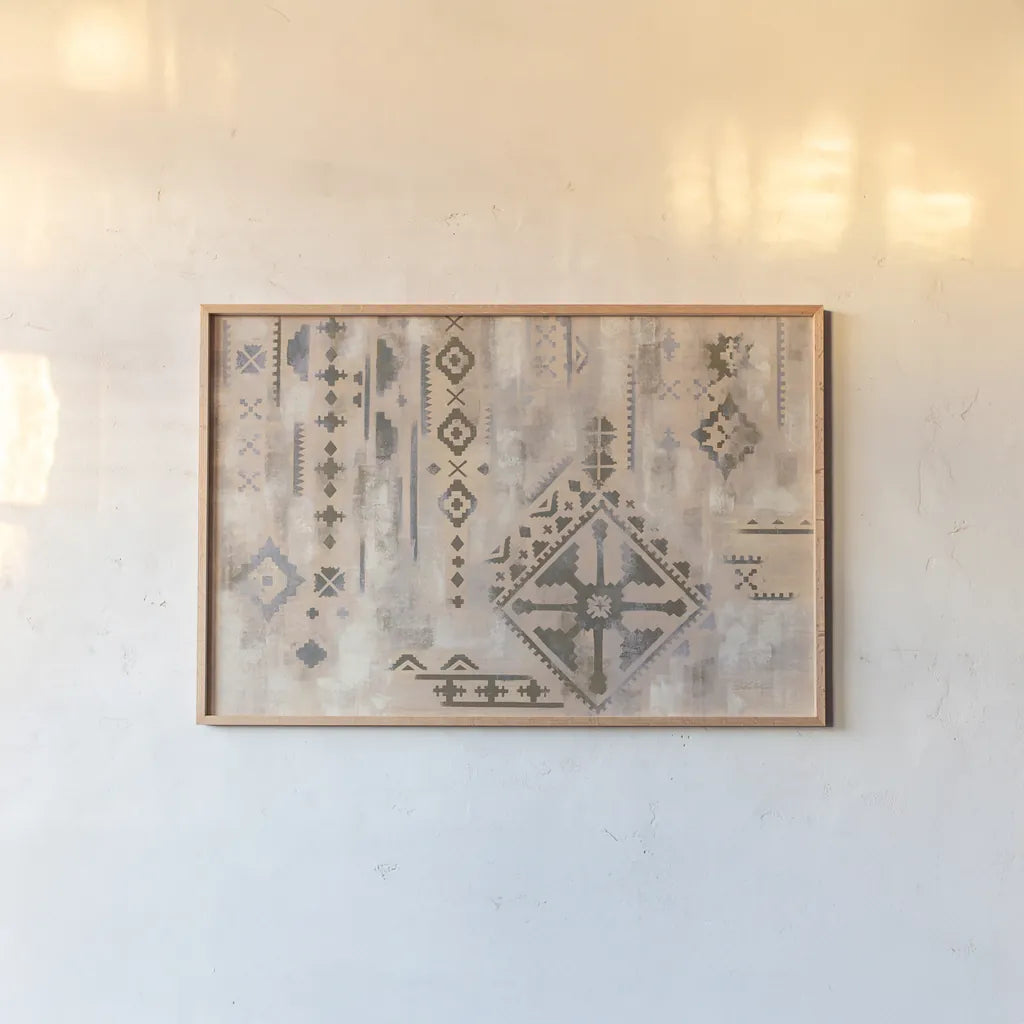 Scandanavian Mood I Neutral by Silvia Vassileva. shown as a paper print in a natural frame. Available as a archival giclee rolled canvas, fine art paper, or poster print. SKU 55656i.