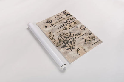 Scandinavian Mood I Neutral Black by Silvia Vassileva. shown as a rolled paper print. Available as archival giclee rolled canvas, fine art paper, or poster print. SKU 59369i.