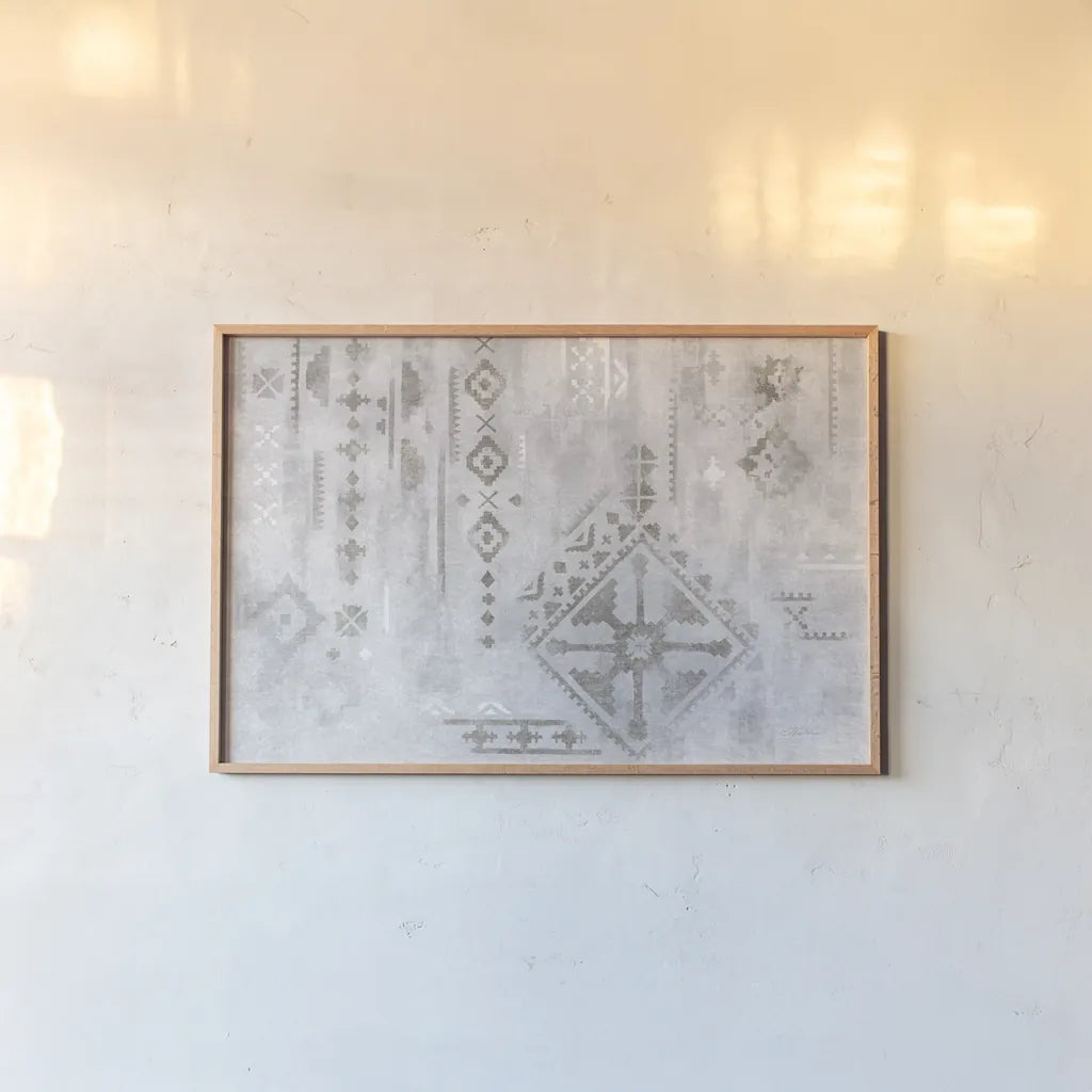 Scandinavian Mood I Silver by Silvia Vassileva. shown as a paper print in a natural frame. Available as a archival giclee rolled canvas, fine art paper, or poster print. SKU 56587i.