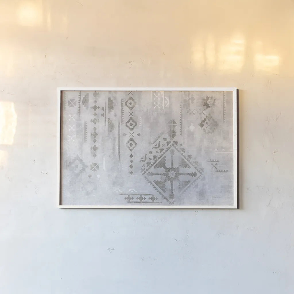 Scandinavian Mood I Silver by Silvia Vassileva. shown as a paper print in a white frame. Available as a archival giclee rolled canvas, fine art paper, or poster print. SKU 56587i.