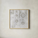 Scandinavian Mood III Silver by Silvia Vassileva. Shown in a natural wood glass frame for a timeless modern aesthetic. Available as an archival giclee rolled canvas, fine art paper, or poster print. SKU 56589a.