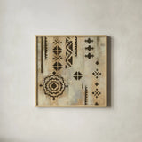 Scandinavian Mood IV by Silvia Vassileva. Shown in a natural wood glass frame for a timeless modern aesthetic. Available as an archival giclee rolled canvas, fine art paper, or poster print. SKU 48495a.