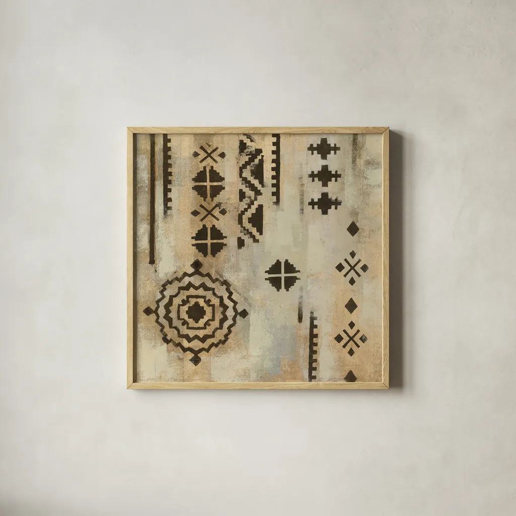 Scandinavian Mood IV by Silvia Vassileva. Shown in a natural wood glass frame for a timeless modern aesthetic. Available as an archival giclee rolled canvas, fine art paper, or poster print. SKU 48495a.