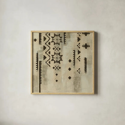 Scandinavian Mood V by Silvia Vassileva. Shown in a natural wood glass frame for a timeless modern aesthetic. Available as an archival giclee rolled canvas, fine art paper, or poster print. SKU 48496a.