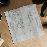 Scandinavian Mood V Silver by Silvia Vassileva. Shown as a detailed flat fine art print, highlighting archival giclee quality. Available as an archival giclee rolled canvas, fine art paper, or poster print. SKU 56591a.