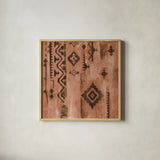 ScandinavianMood II Rust by Silvia Vassileva. Shown in a natural wood glass frame for a timeless modern aesthetic. Available as an archival giclee rolled canvas, fine art paper, or poster print. SKU 59370a.