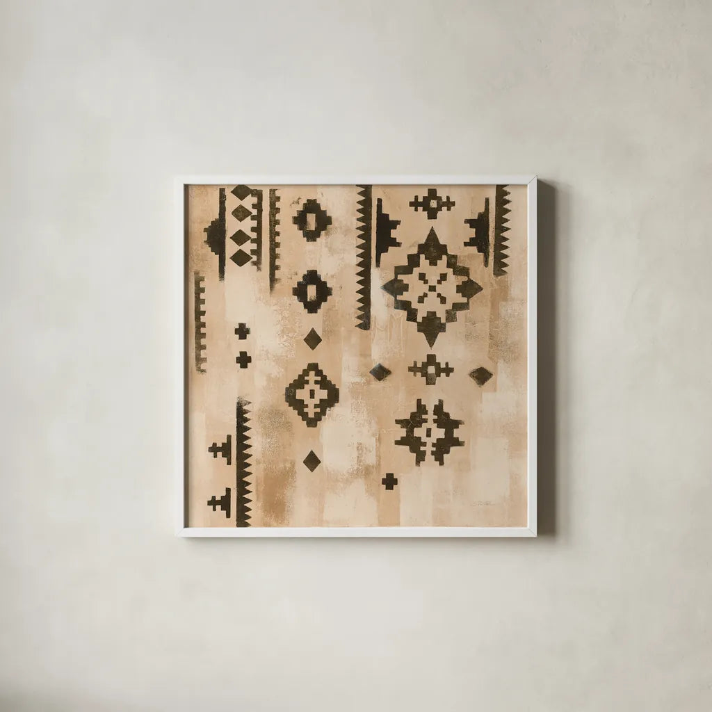 ScandinavianMood III Clay by Silvia Vassileva. Shown in a crisp white glass frame for a clean and minimalist style. Available as an archival giclee rolled canvas, fine art paper, or poster print. SKU 59371a.