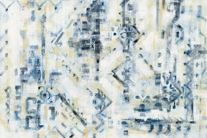 Scattered Indigo by Silvia Vassileva. SKU 50281i. Archival Giclee Fine art print for wall decor.