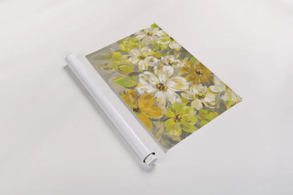 Scattered Spring Petals by Silvia Vassileva. shown as a rolled paper print. Available as archival giclee rolled canvas, fine art paper, or poster print. SKU 33969i.