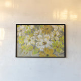 Scattered Spring Petals by Silvia Vassileva. shown as a paper print in a black flame. Available as a archival giclee rolled canvas, fine art paper, or poster print. SKU 33969i.