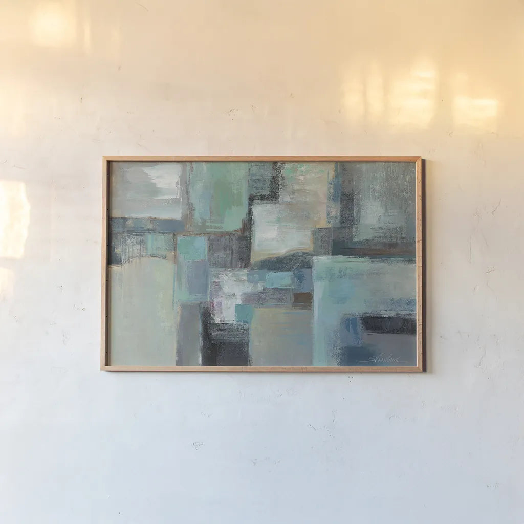 Sea Foam by Silvia Vassileva. shown as a paper print in a natural frame. Available as a archival giclee rolled canvas, fine art paper, or poster print. SKU 16066i.