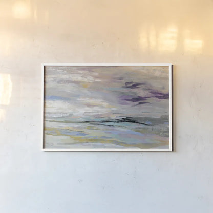 Sea and Sky by Silvia Vassileva. shown as a paper print in a white frame. Available as a archival giclee rolled canvas, fine art paper, or poster print. SKU 42192i.