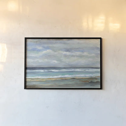 Seashore by Silvia Vassileva. shown as a paper print in a black flame. Available as a archival giclee rolled canvas, fine art paper, or poster print. SKU 16801i.