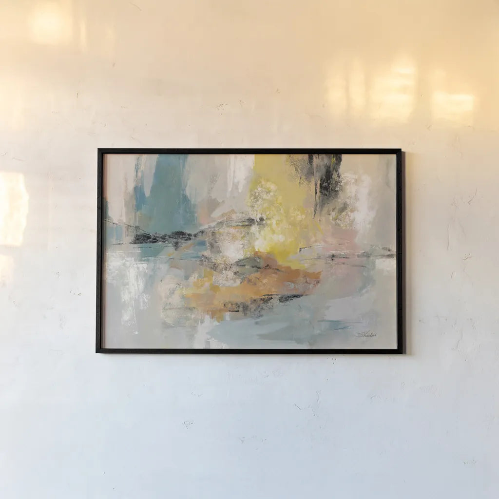 Seaside Ambience by Silvia Vassileva. shown as a paper print in a black flame. Available as a archival giclee rolled canvas, fine art paper, or poster print. SKU 73226i.