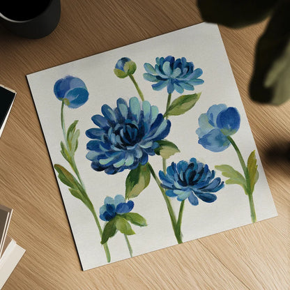 Seaside Garden II by Silvia Vassileva. Shown as a detailed flat fine art print, highlighting archival giclee quality. Available as an archival giclee rolled canvas, fine art paper, or poster print. SKU 30155a.