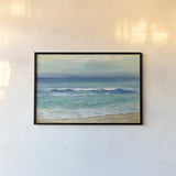 Seaside Sunrise by Silvia Vassileva. shown as a paper print in a black flame. Available as a archival giclee rolled canvas, fine art paper, or poster print. SKU 67010i.