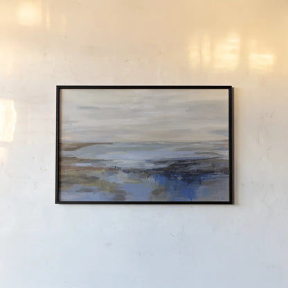 Serene Sea by Silvia Vassileva. shown as a paper print in a black flame. Available as a archival giclee rolled canvas, fine art paper, or poster print. SKU 99709i.