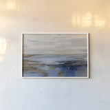 Serene Sea by Silvia Vassileva. shown as a paper print in a white frame. Available as a archival giclee rolled canvas, fine art paper, or poster print. SKU 99709i.