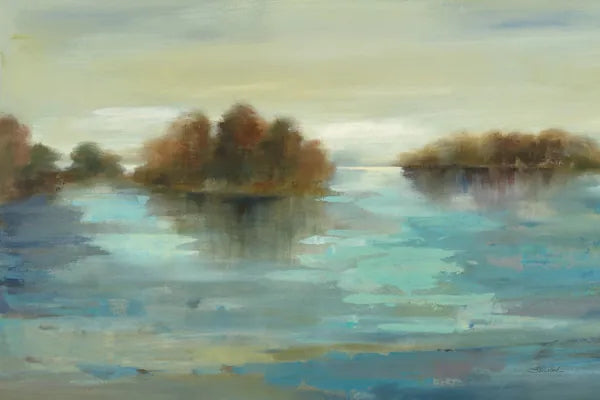 Serenity on the River Crop by Silvia Vassileva. SKU 2882i. Archival Giclee Fine art print for wall decor.