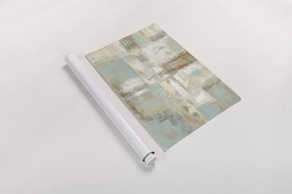 Shades of Celedon by Silvia Vassileva. shown as a rolled paper print. Available as archival giclee rolled canvas, fine art paper, or poster print. SKU 35838i.