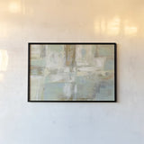Shades of Celedon by Silvia Vassileva. shown as a paper print in a black flame. Available as a archival giclee rolled canvas, fine art paper, or poster print. SKU 35838i.