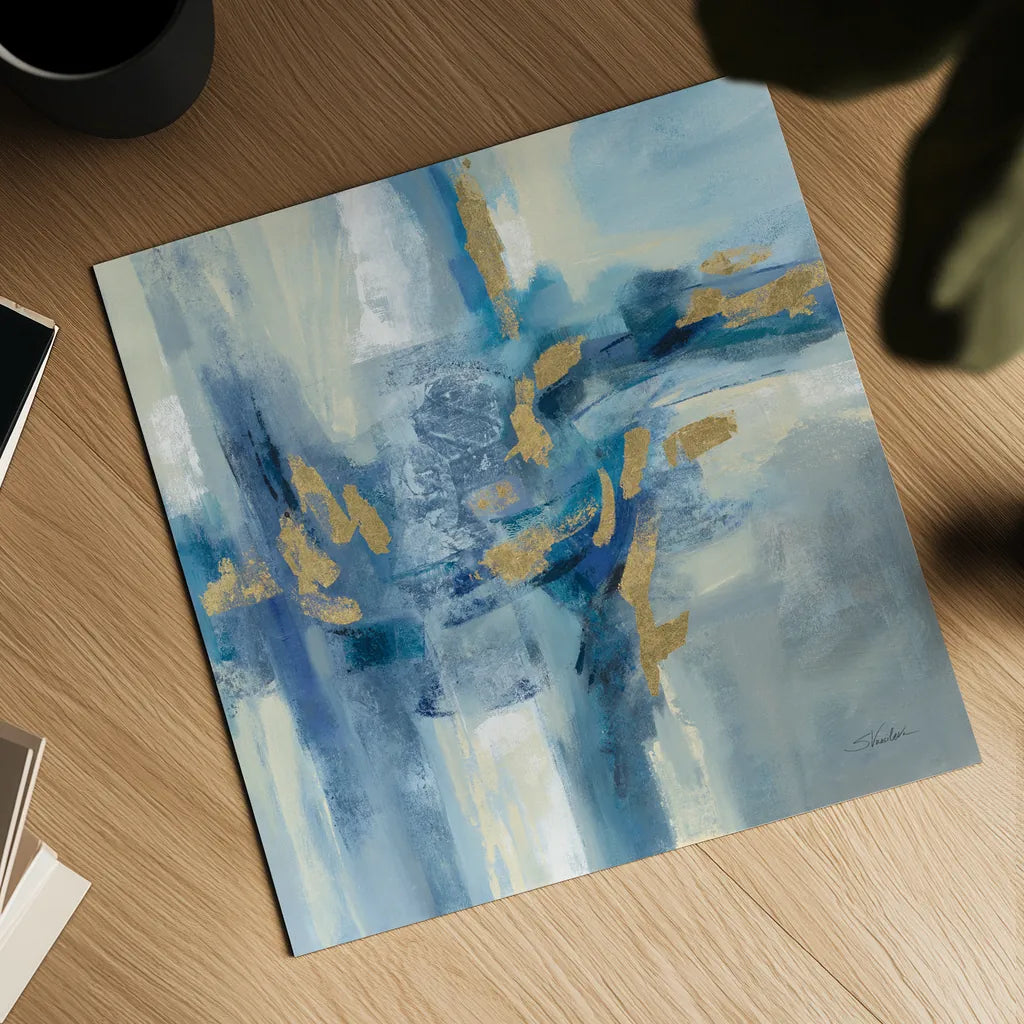 Shimmering Creek by Silvia Vassileva. Shown as a detailed flat fine art print, highlighting archival giclee quality. Available as an archival giclee rolled canvas, fine art paper, or poster print. SKU 77109a.