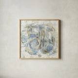 Signature II by Silvia Vassileva. Shown in a natural wood glass frame for a timeless modern aesthetic. Available as an archival giclee rolled canvas, fine art paper, or poster print. SKU 35327a.