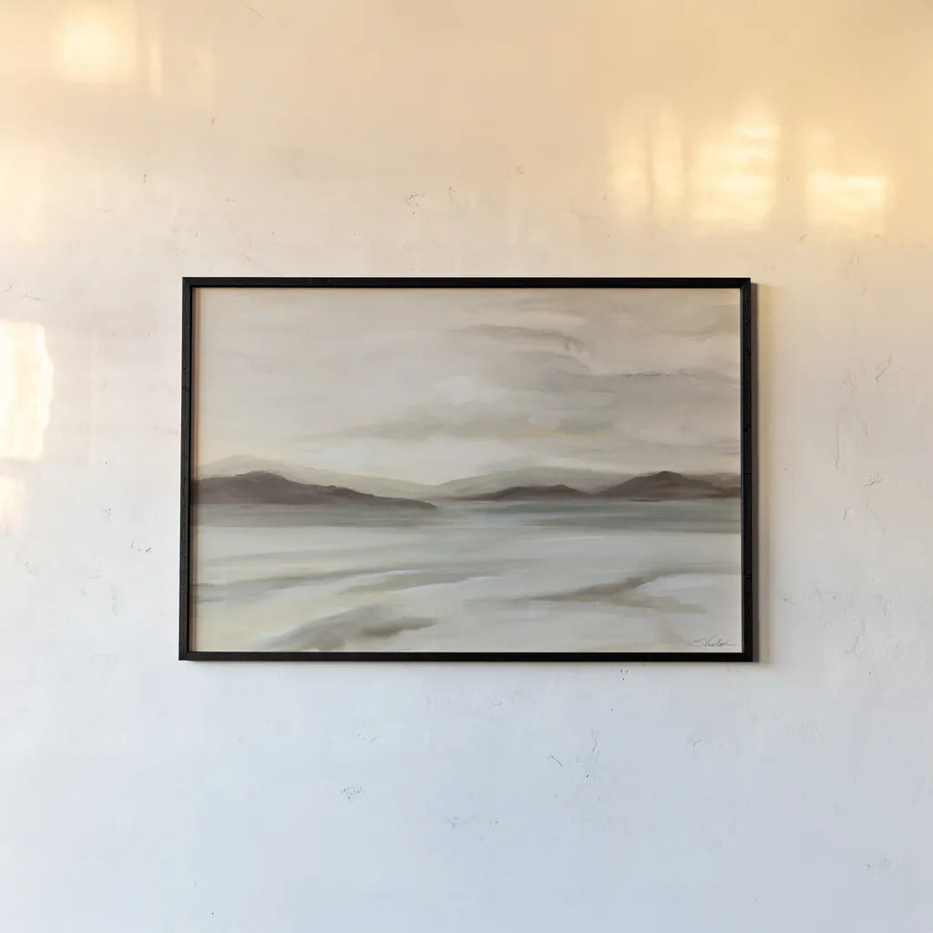 Silence by Silvia Vassileva. shown as a paper print in a black flame. Available as a archival giclee rolled canvas, fine art paper, or poster print. SKU 100058i.