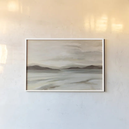 Silence by Silvia Vassileva. shown as a paper print in a white frame. Available as a archival giclee rolled canvas, fine art paper, or poster print. SKU 100058i.