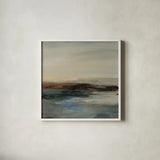Silent Wave II by Silvia Vassileva. Shown in a crisp white glass frame for a clean and minimalist style. Available as an archival giclee rolled canvas, fine art paper, or poster print. SKU 103538a.
